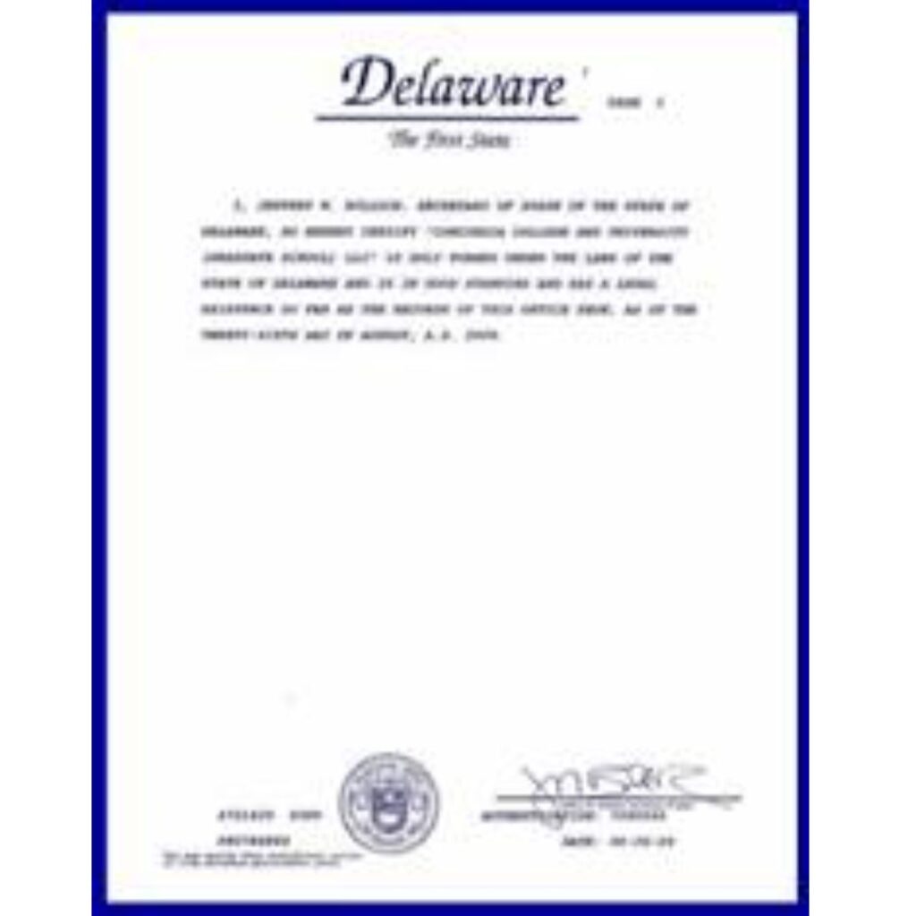 Delaware Certificate of Good Standing (1)