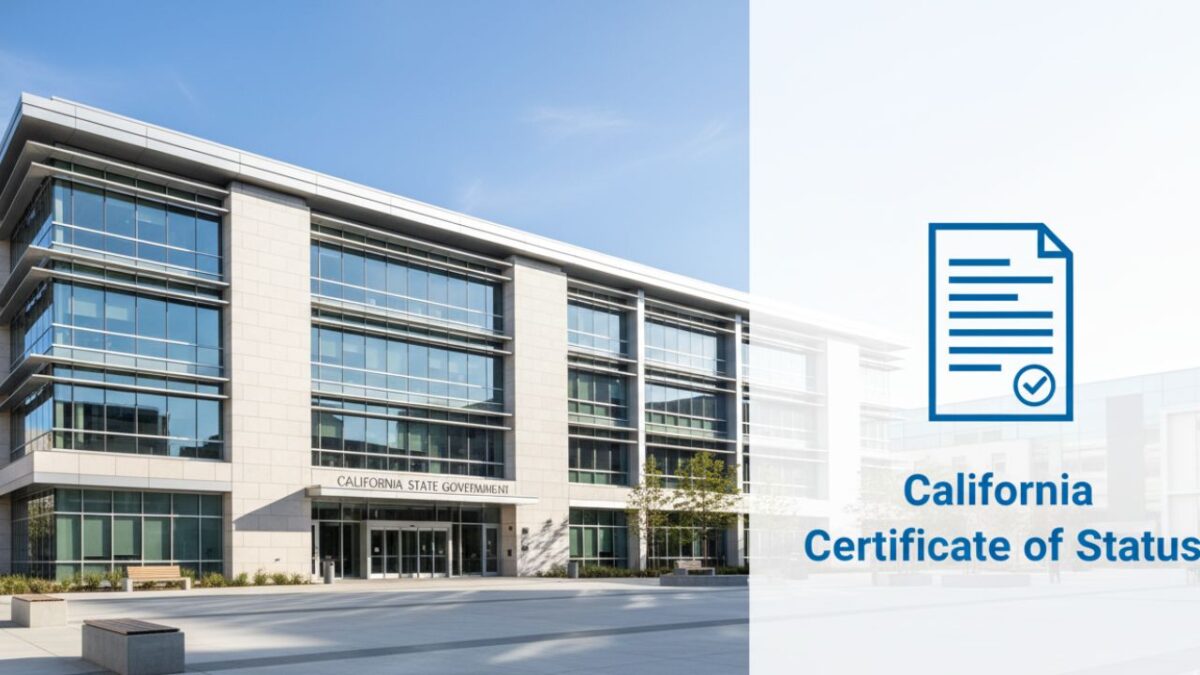 Certificate of Good Standing California